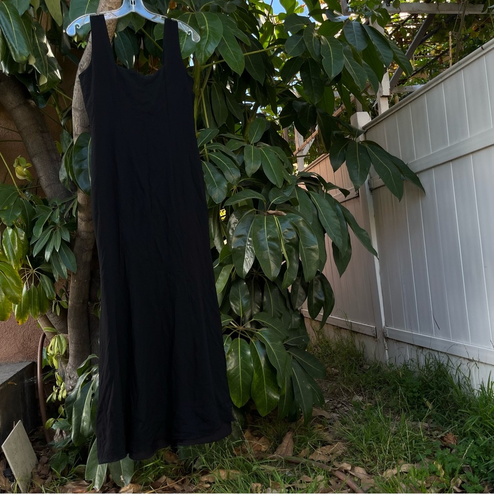 Vintage black maxi dress!